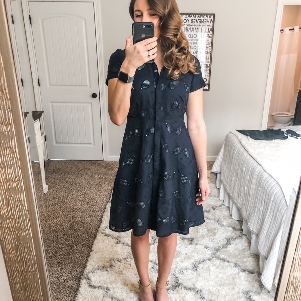 Ann Taylor Tennis Racquet Shirtdress